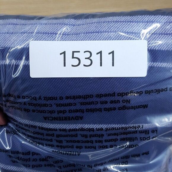 THE NORTH FACE Shirt Mens Small Blue Stripe Button Up Flannel ARROYO $90 - Picture 8 of 8